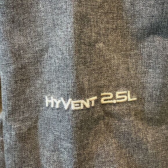 THE NORTH FACE Hyvent 2.5L Gray Performance Jacket/Raincoat Womens Size Medium - Picture 5 of 9